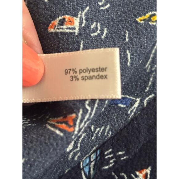 The Limited blue sailboat tunic, large, classic, nautical, seaside, Americana - Picture 7 of 7